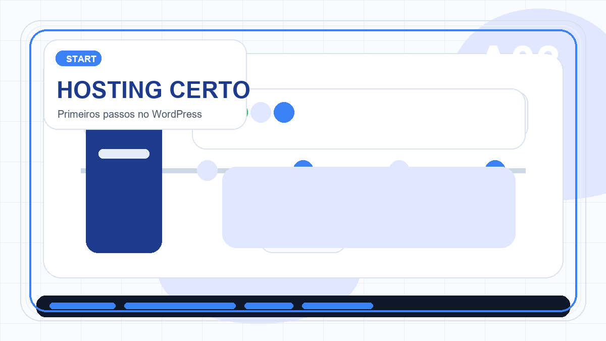 Illustration of a beginner comparing simple hosting options for WordPress