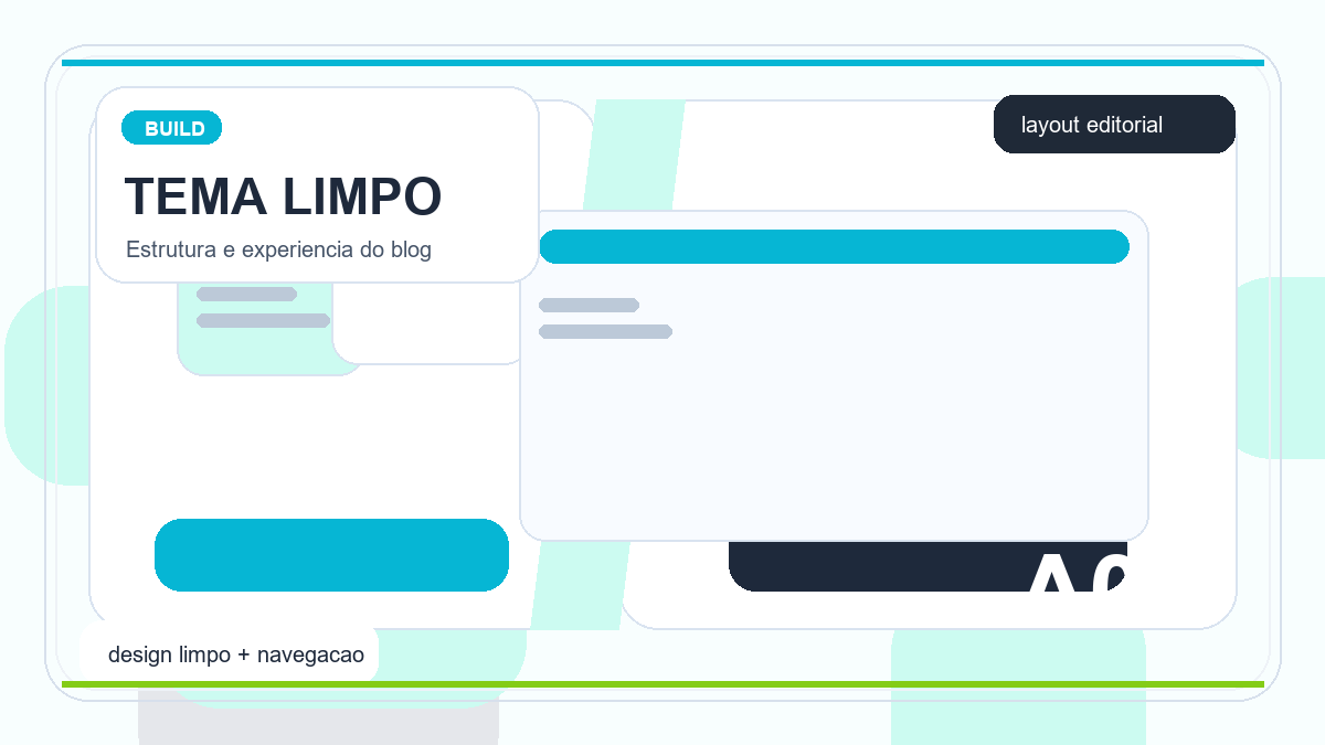 Illustration of clean theme choices for a beginner WordPress blog