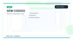 Illustration of simple blog customization without code for beginners