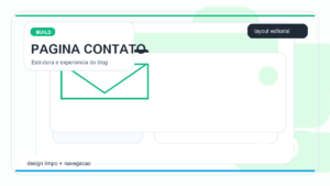Illustration of a simple contact page with form and message flow