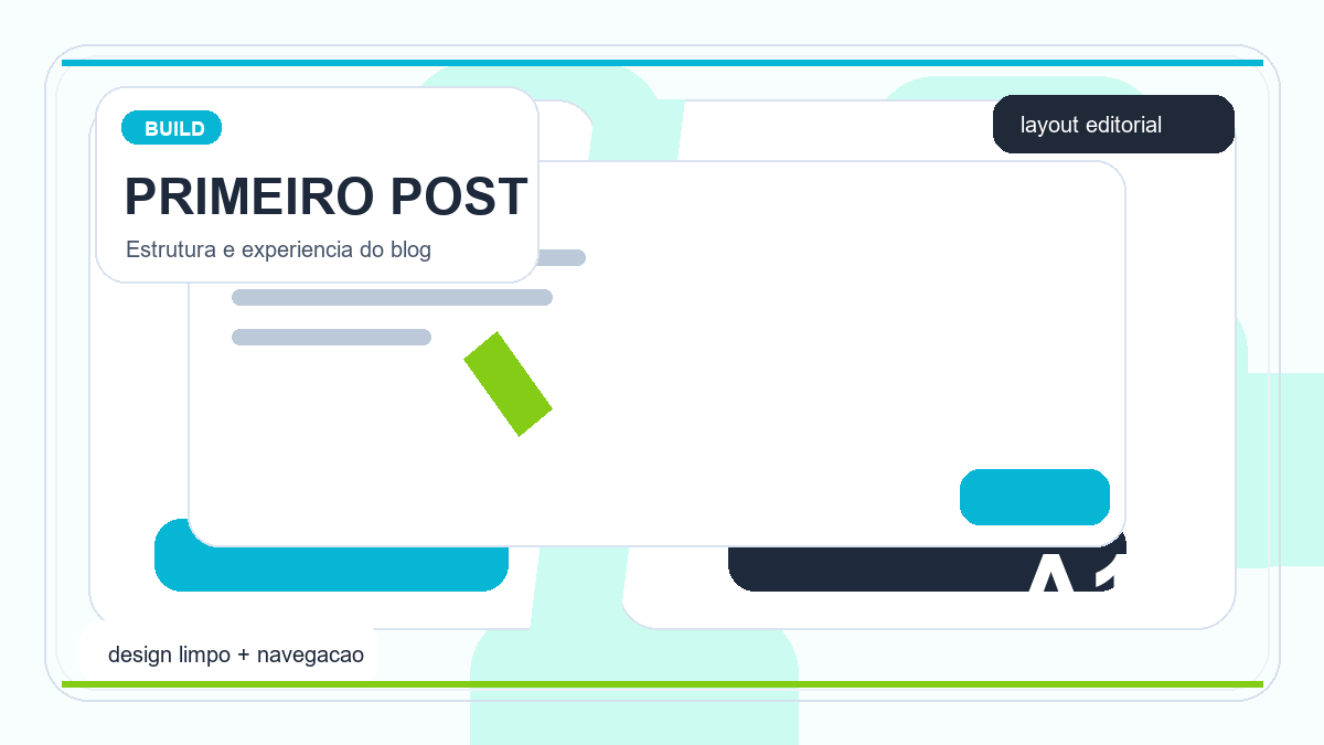 Illustration of a beginner drafting and publishing a first WordPress post