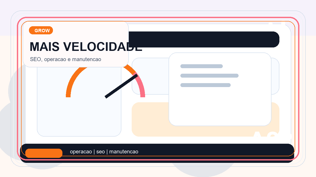 Illustration of a faster blog with lighter pages and speed indicators