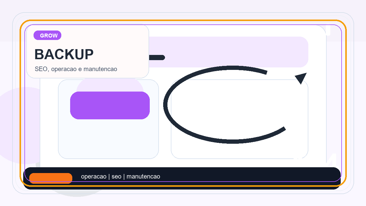 Illustration of a WordPress backup routine with restore and cloud storage