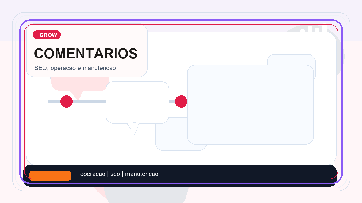 Illustration of moderated blog comments with a clean approval flow